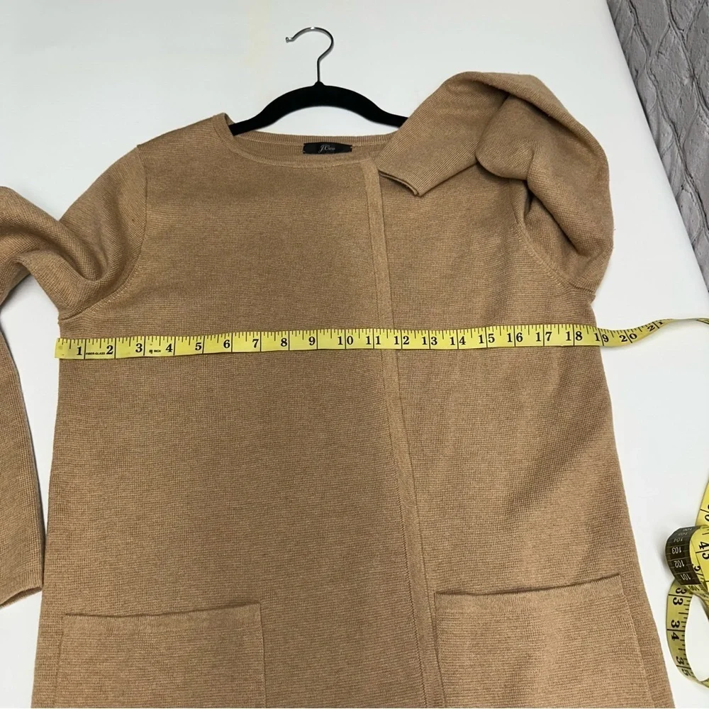 J Crew Juliette S open cardigan Sz XS cotton/wool/polyester blend